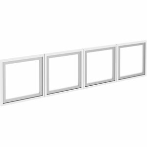 Lorell+Desk-Mount+Hutch+Frosted+Glass+Door+-+Finish%3A+Frost+-+For+Hutch+-+4+%2F+Set