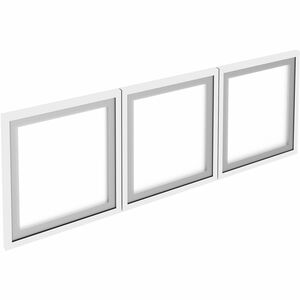 Lorell+Desk-Mount+Hutch+Frosted+Glass+Door+-+Finish%3A+Frost+-+For+Hutch+-+3+%2F+Set