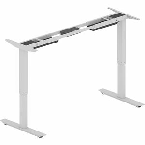 Lorell+Sit-to-Stand+Two-Tier+Base+-+Silver+Two-tier+Base+-+275+lb+Capacity+-+45.10%26quot%3B+Height+-+Assembly+Required+-+1+Each