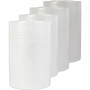 Universal+Cushion+Wrap+-+12%26quot%3B+Width+x+125+ft+Length+x+300+mil+Thickness+-+Perforated%2C+Cushioned%2C+Lightweight%2C+Flexible%2C+Shock+Resistant%2C+Vibration+Resistant%2C+Abrasion+Resistant+-+Clear+-+4+%2F+Carton