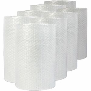 Universal+Cushion+Wrap+-+24%26quot%3B+Width+x+50+ft+Length+x+100+mil+Thickness+-+Perforated%2C+Cushioned%2C+Lightweight%2C+Flexible%2C+Shock+Resistant%2C+Vibration+Resistant%2C+Abrasion+Resistant+-+Clear+-+8+%2F+Carton