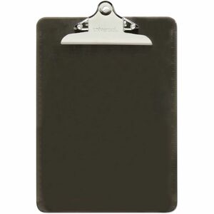 Universal+Clipboard+-+1.25%26quot%3B+Clip+Capacity+-+Storage+for+Document%2C+Paper+-+8+1%2F2%26quot%3B+x+11%26quot%3B+Sheet+Size+-+Plastic+-+Translucent+Black+-+1+Each