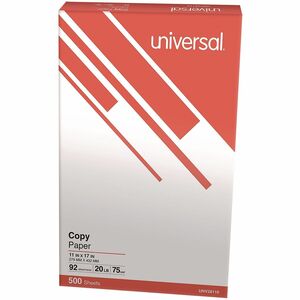 Universal+Copy+Paper%2C+92+Bright%2C+20+lb+Bond+Weight%2C+11+x+17%2C+White%2C+500+Sheets%2FReam+-+92+Brightness+-+20+lb+Basis+Weight+-+75+g%2Fm%26%23178%3B+Grammage+-+White+-+500+Sheets+-+500+Sheets+per+Ream