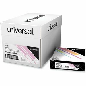 Universal+Copy+Paper+-+20+lb+Basis+Weight+-+75+g%2Fm%26%23178%3B+Grammage+-+Pink+-+5000+Sheets+-+500+Sheets+per+Ream+-+10+%2F+Carton