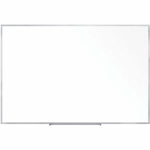 Ghent+M2+Non-Magnetic+Whiteboard+-+84%26quot%3B+%287+ft%29+Width+x+48%26quot%3B+%284+ft%29+Height+-+White+Surface+-+Satin+Aluminum+Frame+-+Horizontal%2FVertical+-+Eraser+Included+-+Laminated%2C+Damage+Resistant+-+1+Each