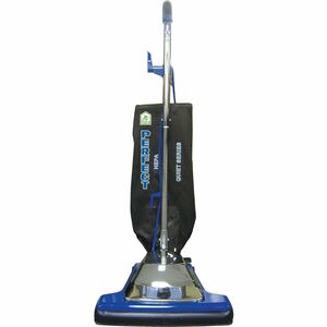 V.A.C.+Upright+Quiet+Series+Vacuum+-+870+W+Motor+-+Bagged+-+16%26quot%3B+Cleaning+Width+-+Carpet+-+50+ft+Cable+Length+-+Black