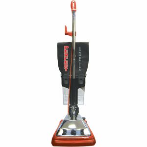 V.A.C.+Upright+Dirt+Cup+Vacuum+-+870+W+Motor+-+Bagged+-+Dirt+Cup+-+12%26quot%3B+Cleaning+Width+-+Carpet+-+50+ft+Cable+Length+-+Black%2C+Red