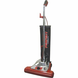 V.A.C.+Upright+Vacuum+with+Ergonomic+Handle+-+870+W+Motor+-+Bagged+-+Brushroll+-+16%26quot%3B+Cleaning+Width+-+Carpet+-+50+ft+Cable+Length+-+Black%2C+Red