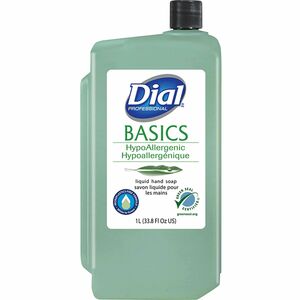 Dial+Liter+Dispenser+Refills+-+For+Dry+Skin+-+33.8+fl+oz+%281000+mL%29+-+Hand%2C+Skin%2C+Commercial%2C+Healthcare%2C+School%2C+Office%2C+Restaurant%2C+Daycare+-+Green+-+8+%2F+Carton