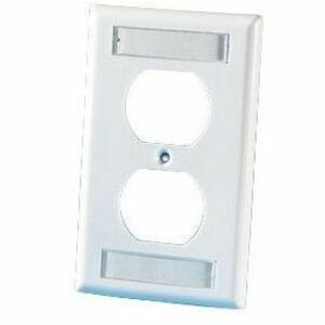 Ortronics 106-Type Plastic Single Gang Cover Plate