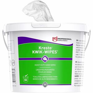 Kresto+KWIK-WIPES+-+Citrus+-+10%26quot%3B+Width+x+12%26quot%3B+Length+-+Red+-+Fabric+-+130+%2F+Each