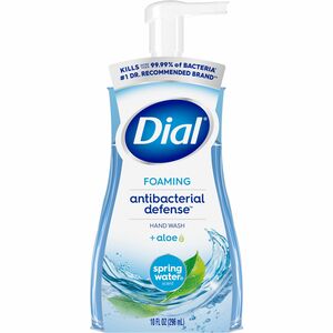 Dial+Complete+Spring+Water+Foaming+Soap+-+Spring+Water+ScentFor+-+10+fl+oz+%28295.7+mL%29+-+Pump+Bottle+Dispenser+-+Bacteria+Remover+-+Hand+-+Antibacterial+-+Light+Blue+-+8+%2F+Carton