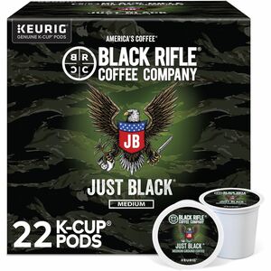 Black+Rifle+K-Cup+Just+Black+Coffee+-+Compatible+with+Keurig+K-Cup+Brewer+-+Medium+-+K-Cup+-+Just+Black+-+Kosher+-+22+%2F+Box
