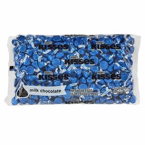 KISSES+Candy+-+Milk+Chocolate+-+Individually+Wrapped+-+4.17+lb+-+1+%2F+Carton+-+400+Per+Bag