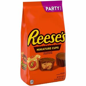 Reese%26apos%3Bs+Peanut+Butter+Cups+-+Peanut+Butter%2C+Milk+Chocolate+-+Individually+Wrapped+-+2.22+lb+-+1+%2F+Carton