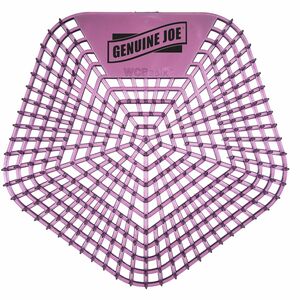 Genuine+Joe+Urinal+Screens+-+Lasts+upto+30+Days+-+Dual+Sided+Design+-+10+%2F+Carton+-+Purple