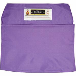 Seat+Sack+25-Count+1-Pocket+Classroom+Pack+-+1+Pocket%28s%29+-+12%26quot%3B+Width+x+2%26quot%3B+Depth+-+Chair+-+Expandable%2C+Washable%2C+Easy+to+Clean%2C+Laminated+-+Purple+-+Poly%2C+Cotton%2C+Laminate+-+25%2FPack+-+1+Carton