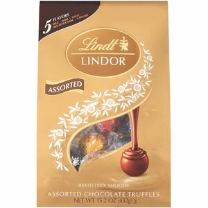 Lindor+Assorted+Truffles+-+Milk+Chocolate%2C+White+Chocolate%2C+Dark+Chocolate%2C+Caramel+-+Individually+Wrapped+-+15.20+oz+-+36+%2F+Bag+-+1+%2F+Carton