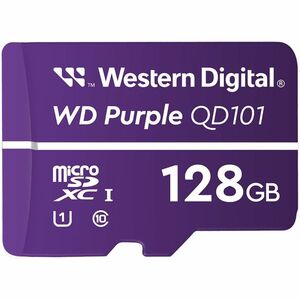 WD Purple 128 GB Class 10/UHS-I (U1) microSDXC - 3 Year Warranty