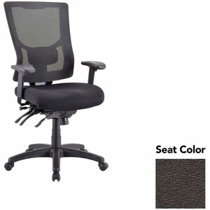 Lorell+Multifunctional+Mesh+High-back+Exec.+Chair+-+Fuse+Pepper+Seat+Color+-+Mesh+Back+Material+-+High+Back+-+1+Each