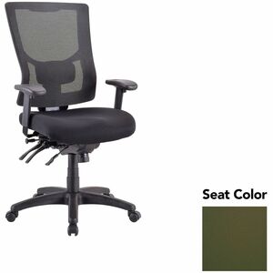Lorell+Multifunctional+Mesh+High-back+Exec.+Chair+-+Canyon+Fern+Seat+Color+-+Mesh+Back+Material+-+High+Back+-+1+Each