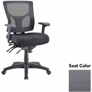 Lorell+Multifunctional+Mesh+Mid-back+Executive+Chair+-+Canyon+Carbon+Seat+Color+-+Mesh+Back+Material+-+Mid+Back+-+1+Each