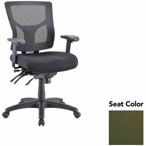 Lorell+Multifunctional+Mesh+Mid-back+Executive+Chair+-+Canyon+Fern+Seat+Color+-+Mesh+Back+Material+-+Mid+Back+-+1+Each