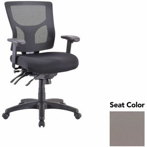 Lorell+Multifunctional+Mesh+Mid-back+Executive+Chair+-+Insight+Fossil+Seat+Color+-+Mesh+Back+Material+-+Mid+Back+-+1+Each