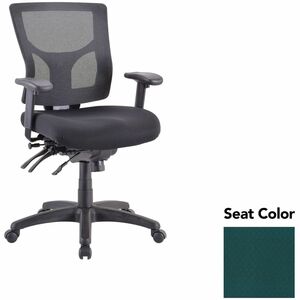Lorell+Multifunctional+Mesh+Mid-back+Executive+Chair+-+Insight+Forest+Seat+Color+-+Mesh+Back+Material+-+Mid+Back+-+1+Each