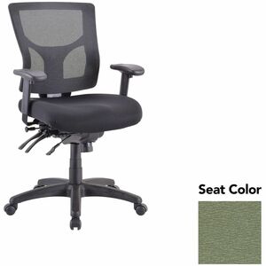 Lorell+Multifunctional+Mesh+Mid-back+Executive+Chair+-+Fuse+Cress+Seat+Color+-+Mesh+Back+Material+-+Mid+Back+-+1+Each