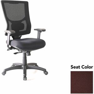 Lorell+Conjure+High-Back+Office+Chair+-+Perfection+Burgundy+Seat+Color+-+Mesh+Back+Material+-+High+Back+-+Armrest+-+1+Each
