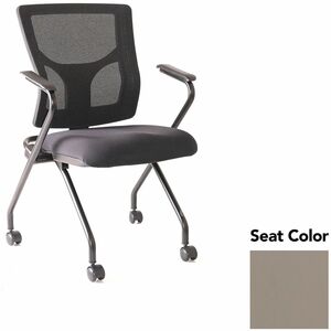 Lorell+Conjure+Mesh+Training+Chairs+with+Arms+-+Dillon+Stratus+Seat+Color+-+Polyurethane%2C+Foam+Seat+Material+-+Mesh+Back+Material+-+High+Back+-+Black+-+Armrest+-+2+%2F+Carton