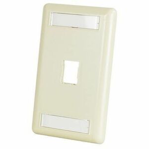 Ortronics HDJ 1-Port Single-Gang Faceplate with Label Field