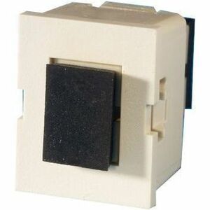 Ortronics TracJack Module, 1-SC Simplex Multimode, Beige Adapter, Fog White Housing