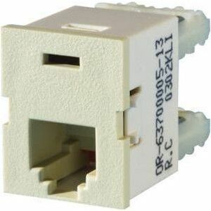 Ortronics TracJack USOC six-position RJ25C, Electrical Ivory