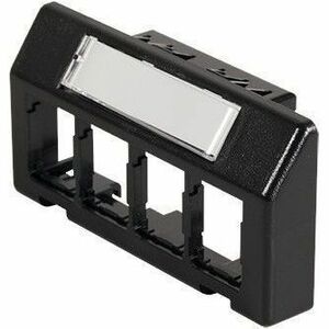 Ortronics Mounting Adapter for High Density Jack, Cable Raceway, Floor Box - Black