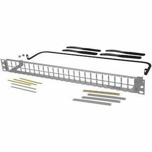 Ortronics High Density HDJ 48 Port Unloaded Flat Patch Panel 1RU White