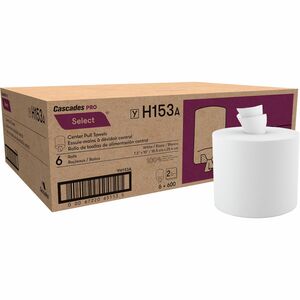 Cascades+PRO+Select+Centerpull+Hand+Towels+-+2+Ply+-+7.30%26quot%3B+Width+x+10%26quot%3B+Length+-+600+Sheets%2FRoll+-+7.75%26quot%3B+Roll+Diameter+-+2+1%2F4%26quot%3B+Core+-+White+-+Fiber+-+6+%2F+Carton