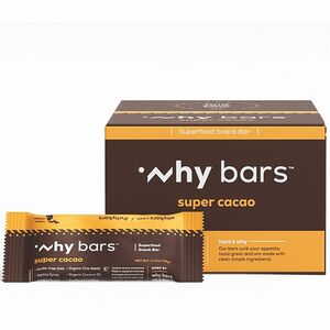 Why+Bars+Superfood+Protein+Snack+Bars+-+Gluten-free%2C+Dairy-free%2C+Soy-free%2C+Non-GMO%2C+Individually+Wrapped+-+Super+Cacao+-+2.04+oz+-+12+%2F+Pack