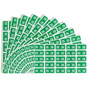 Smead+ETS+Color-Coded+Year+Labels+-+1%2F2%26quot%3B+Height+x+1%26quot%3B+Width+-+Green+-+Paper+-+Laminated+-+Self-adhesive%2C+Durable+-+25+%2F+Sheet+-+10+Total+Sheets+-+2026+Total+Label%28s%29+-+250+%2F+Pack
