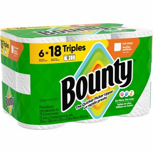 Bounty+Select-A-Size+Paper+Towels+-+2+Ply+-+Diamond+Texture+-+Green+-+PaperRoll+-+75%2FRoll+-+6+%2F+Carton