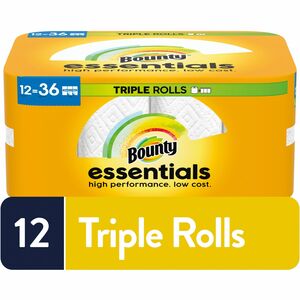 Bounty+Essentials+Paper+Towels+-+Yellow+-+PaperRoll+-+162%2FRoll+-+12+%2F+Carton