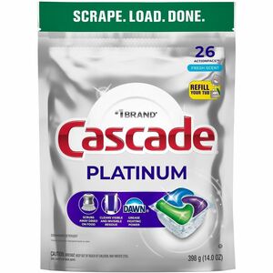 Cascade+Platinum+ActionPacs+-+For+Glassware%2C+Dish%2C+Dishwasher+-+Pod+-+Recommended+For%3A+Residue+Remover%2C+Dried-on+Food+Remover+-+Enzyme+Activated+-+Silver+-+26+-+1+Each