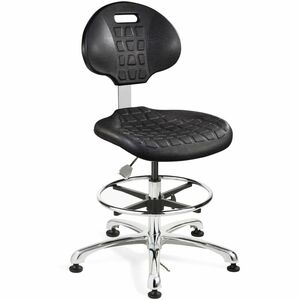 BEVCO+Everlast+Series+Chair+-+Black+Seat+Color+-+Polyurethane+Seat+Material+-+Black+Back+Color+-+High+Back+-+5-star+Base+-+1+Each
