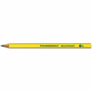 Ticonderoga+Beginners+%232+Pencils+-+Black+Lead+-+%232%2C+HB+-+Yellow+Wood+Barrel+-+12+%2F+Dozen