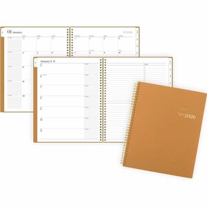 Cambridge+WorkStyle+Focus+Planner+-+Weekly%2C+Monthly+-+12+Month+-+January+2026+to+December+2026+-+1+Week%2C+1+Month+Double+Page+Layout+-+Letter+-+8+1%2F2%26quot%3B+x+11%26quot%3B+Sheet+Size+-+Twin+Wire+-+Clay+-+Sunbaked+Clay+Poly+Cover+-+1+Each
