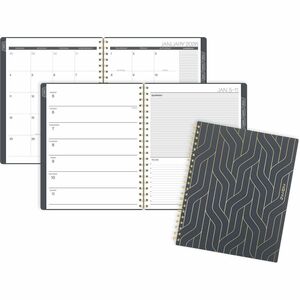 At-A-Glance+Hera+Weekly+Monthly+Planner+-+Weekly%2C+Monthly+-+12+Month+-+January+2026+to+December+2026+-+1+Week+Double+Page+Layout+-+Letter+-+8+1%2F2%26quot%3B+x+11%26quot%3B+Sheet+Size+-+Twin+Wire+-+Black%2C+Gold+-+Poly+Cover+-+1+Each