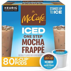 McCafe+K-Cup+Iced+One-Step+Mocha+Frappe+-+Compatible+with+Keurig+Brewer+-+Ice+Coffee+-+Medium+-+Per+Box+-+24+K-Cup+-+K-Cup+-+Mocha+Frapp%26eacute%3B+-+Kosher+-+4+%2F+Carton