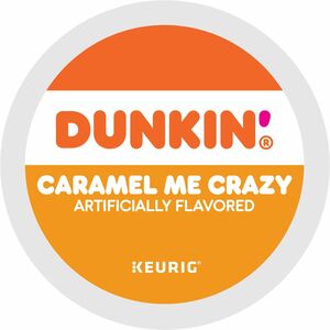 Dunkin%26apos%3B++K-Cup+Caramel+Me+Crazy+Coffee+-+Compatible+with+Keurig+Brewer+-+Medium+-+0.3+oz+Per+Box+-+22+K-Cup+-+K-Cup+-+Caramel+Me+Crazy+-+Kosher+-+4+%2F+Carton