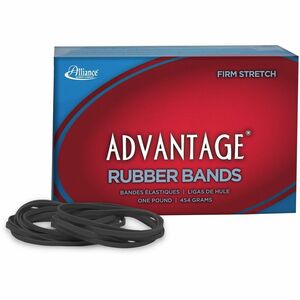 Alliance+Rubber+Advantage+Classic+Black+-+Size%3A+%2333+-+3.5%26quot%3B+Length+x+0.1%26quot%3B+Width+-+Stretchable%2C+Reusable%2C+Durable%2C+Elastic%2C+Strong+-+Rubber+-+Classic+Black+-+1+Box
